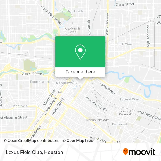 Lexus Field Club map