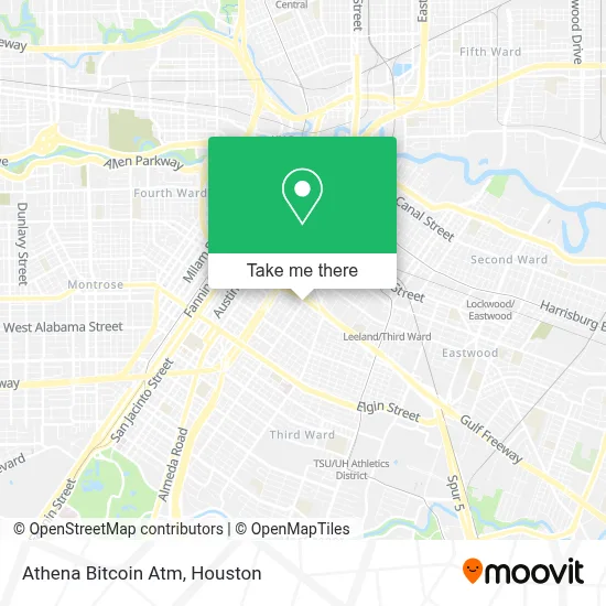 Athena Bitcoin Atm map