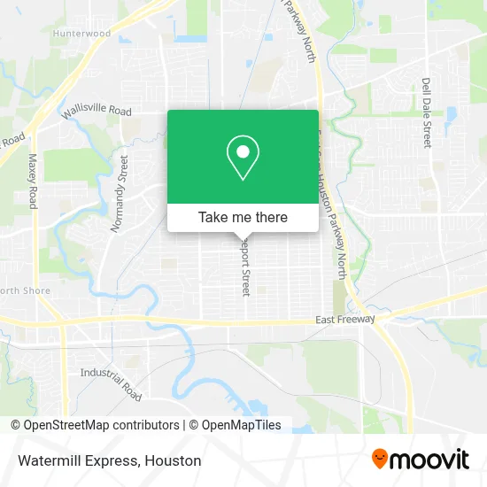 Watermill Express map
