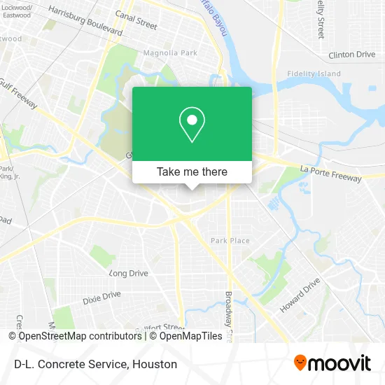 D-L. Concrete Service map