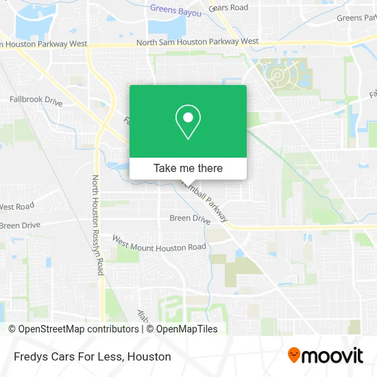 Fredys Cars For Less map