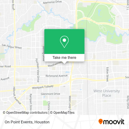 On Point Events map
