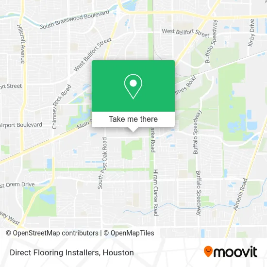 Direct Flooring Installers map
