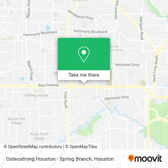 Osteostrong Houston - Spring Branch map
