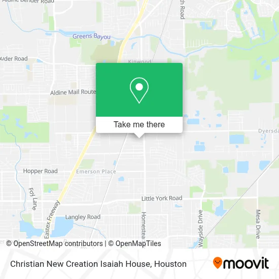 Christian New Creation Isaiah House map