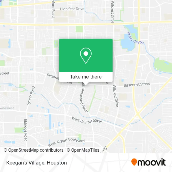 Keegan's Village map