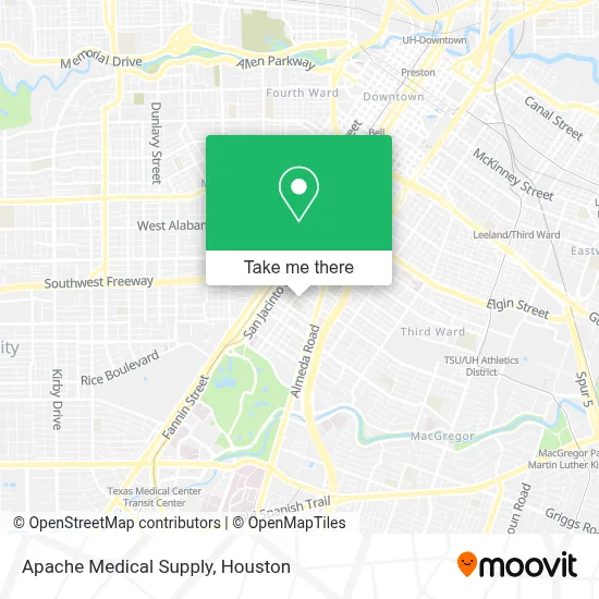 Apache Medical Supply map