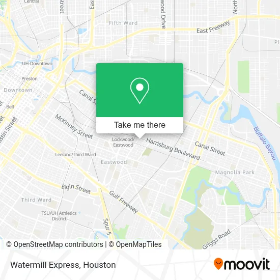 Watermill Express map