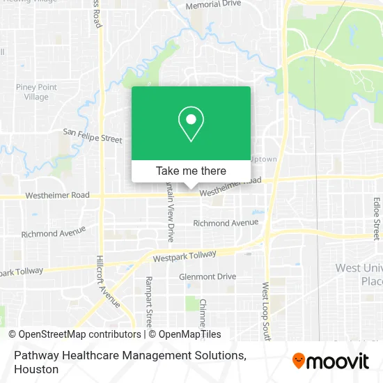 Pathway Healthcare Management Solutions map