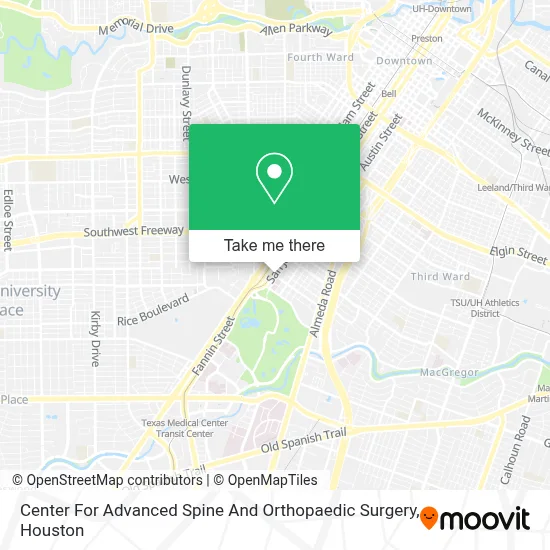 Center For Advanced Spine And Orthopaedic Surgery map