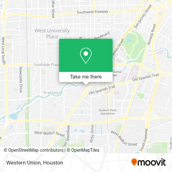 Western Union map