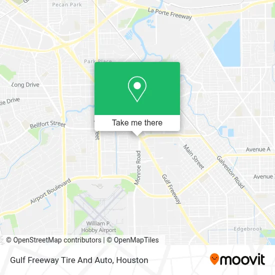 Gulf Freeway Tire And Auto map