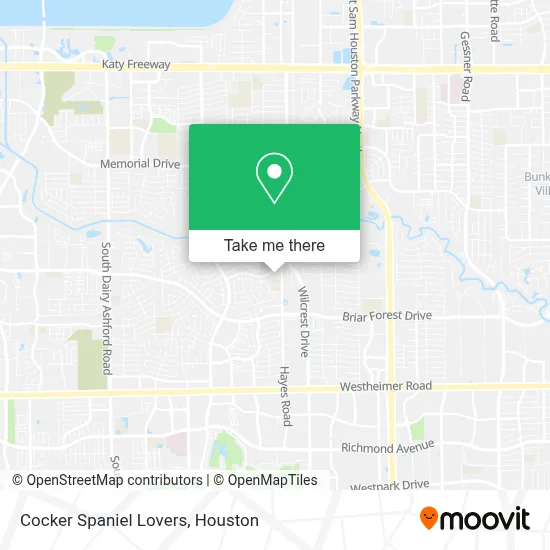 Cocker Spaniel Lovers map