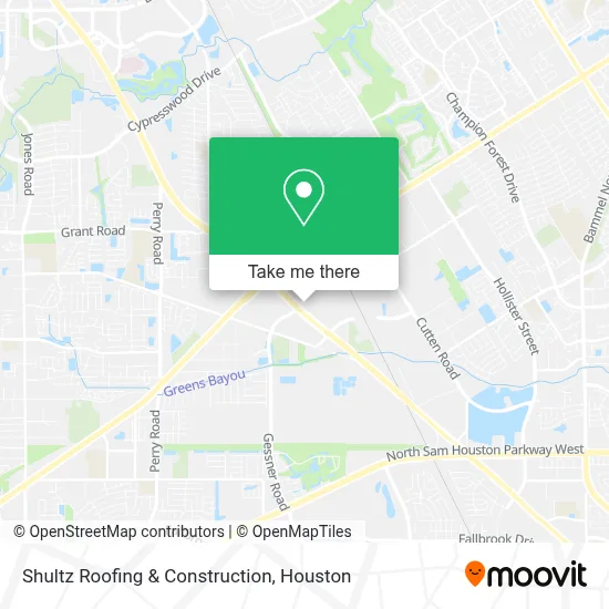 Shultz Roofing & Construction map
