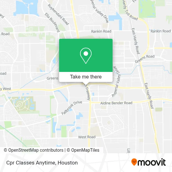 Cpr Classes Anytime map