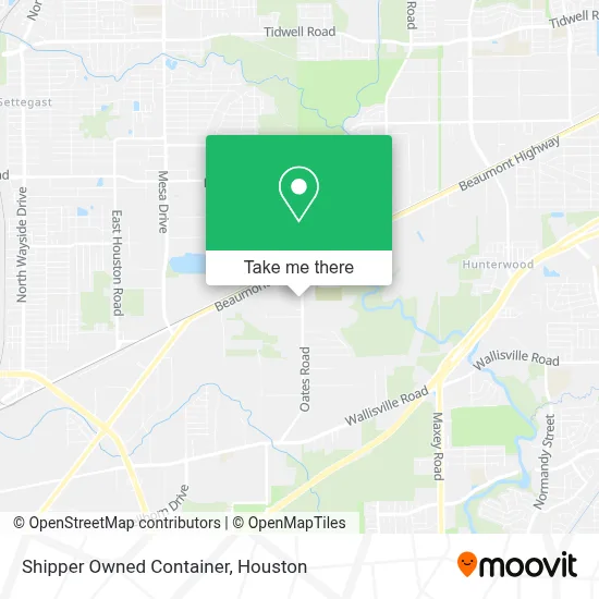 Shipper Owned Container map