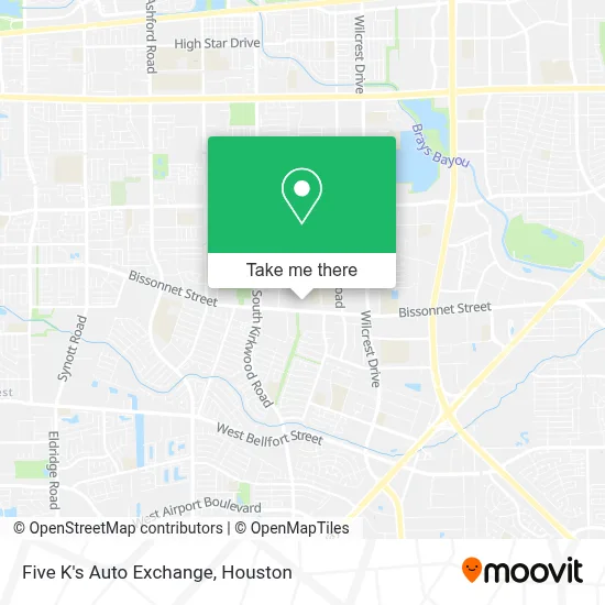 Five K's Auto Exchange map