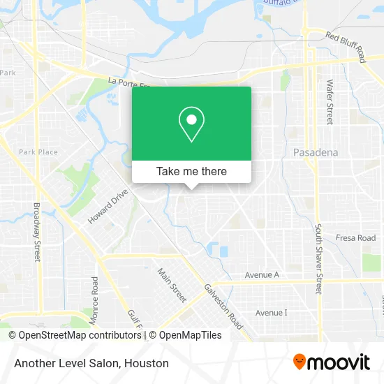 Another Level Salon map
