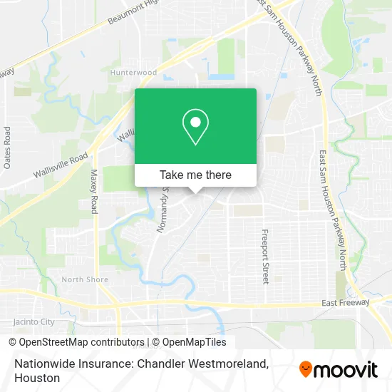Nationwide Insurance: Chandler Westmoreland map