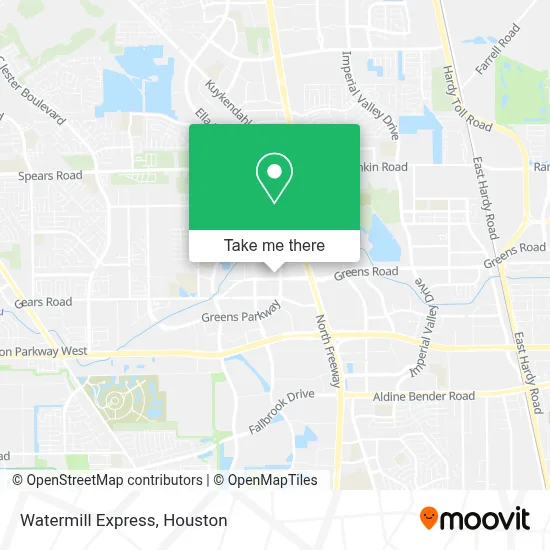 Watermill Express map