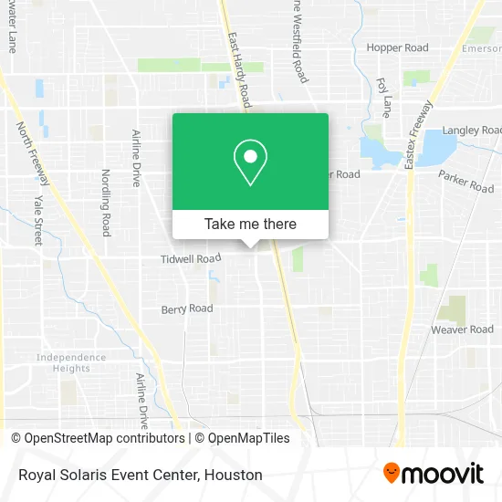 Royal Solaris Event Center map