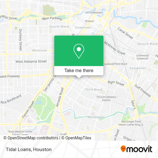 Tidal Loans map