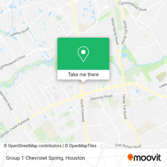 Group 1 Chevrolet Spring map