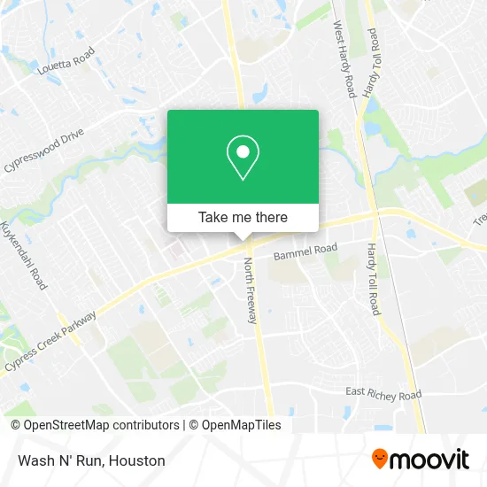 Wash N' Run map