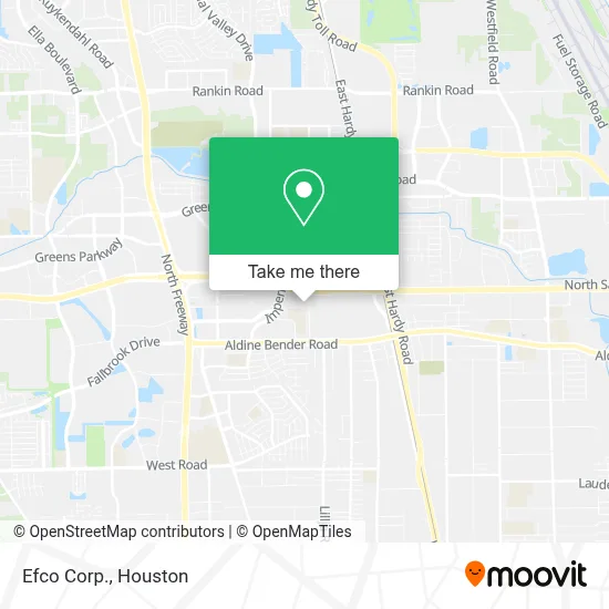 Efco Corp. map