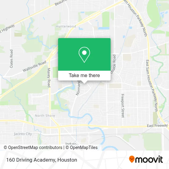 160 Driving Academy map