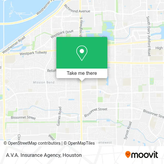 A.V.A. Insurance Agency map