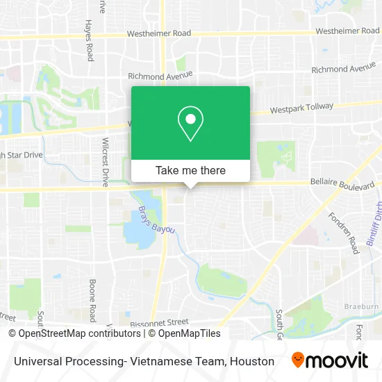 Universal Processing- Vietnamese Team map
