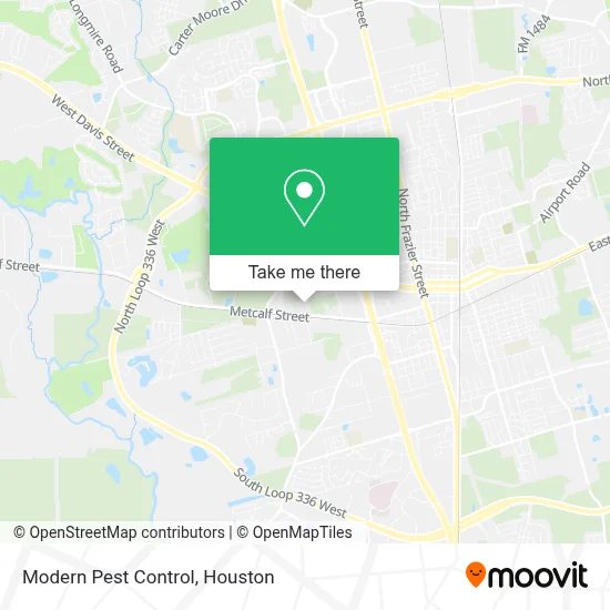 Modern Pest Control map