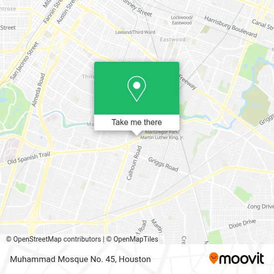 Muhammad Mosque No. 45 map