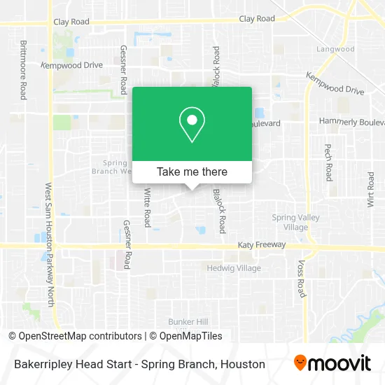 Bakerripley Head Start - Spring Branch map