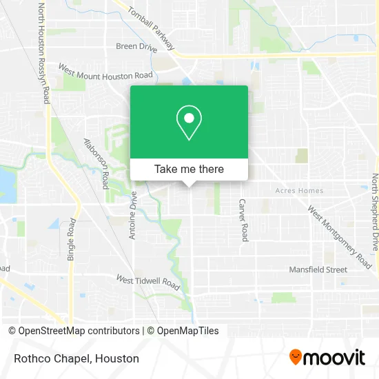 Rothco Chapel map