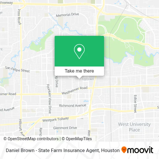 Daniel Brown - State Farm Insurance Agent map