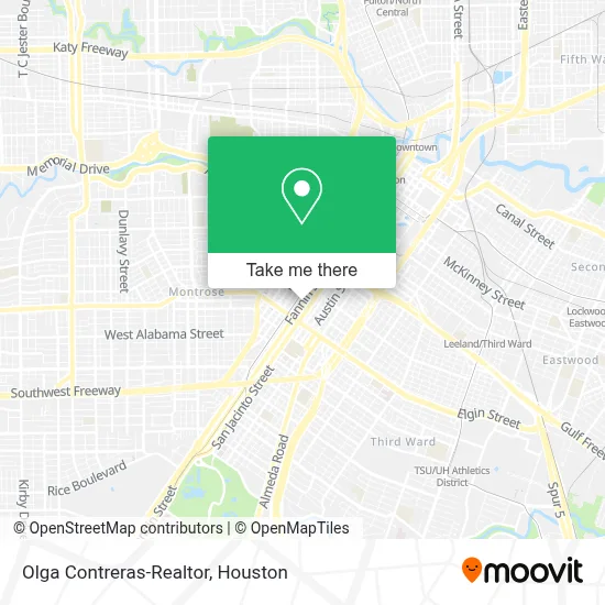 Olga Contreras-Realtor map