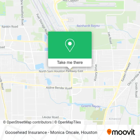 Goosehead Insurance - Monica Oncale map