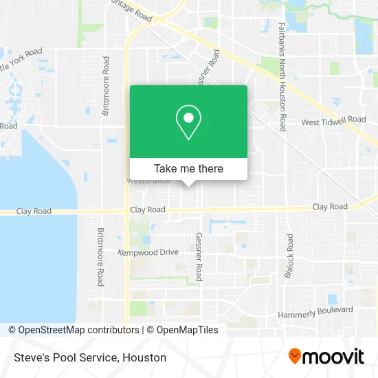 Steve's Pool Service map