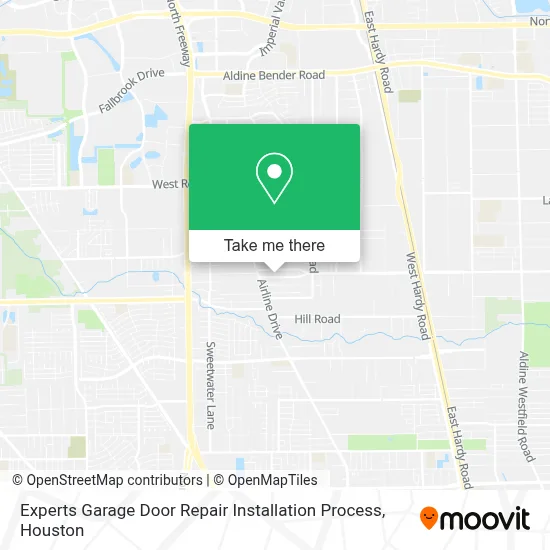 Experts Garage Door Repair Installation Process map