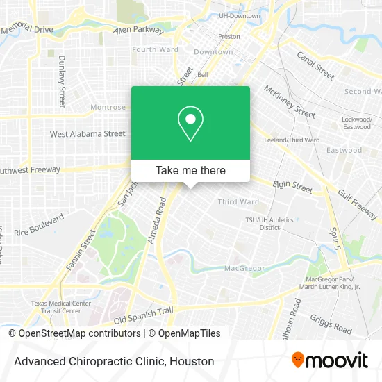Advanced Chiropractic Clinic map