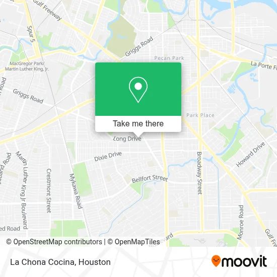 La Chona Cocina map