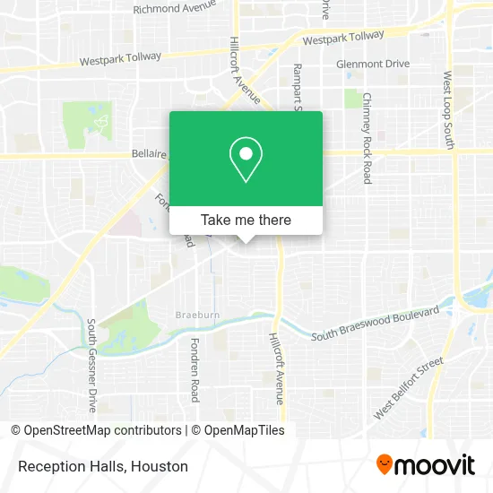 Reception Halls map