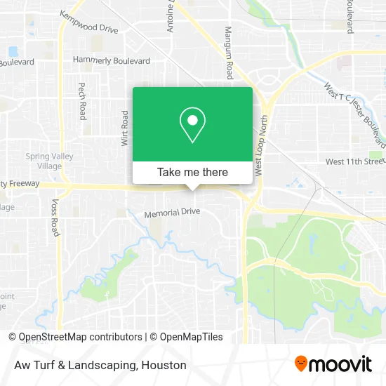 Aw Turf & Landscaping map