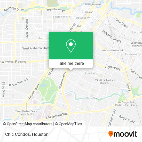 Chic Condos map