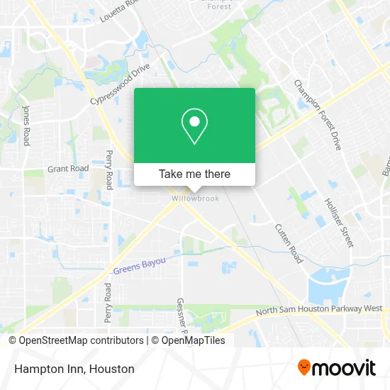 Hampton Inn map