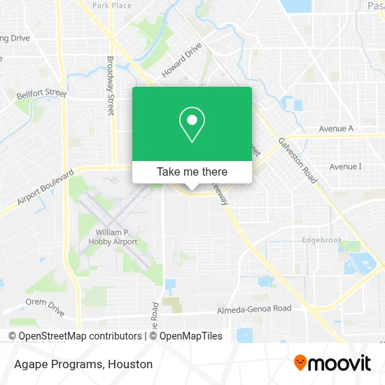 Agape Programs map