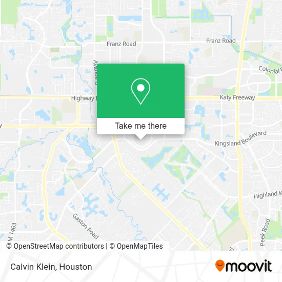 Calvin Klein map