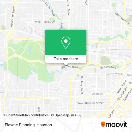 Elevate Planning map
